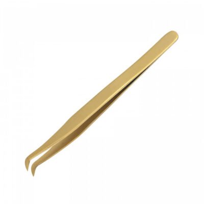 Gold Titanium Tweezers Premium Eyelash Extension Tool