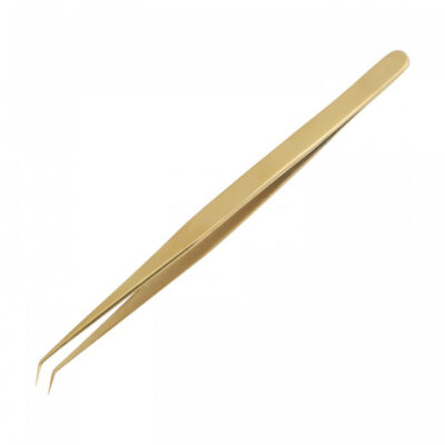 Rose Gold Plasma Color Coated Eyelash Tweezers