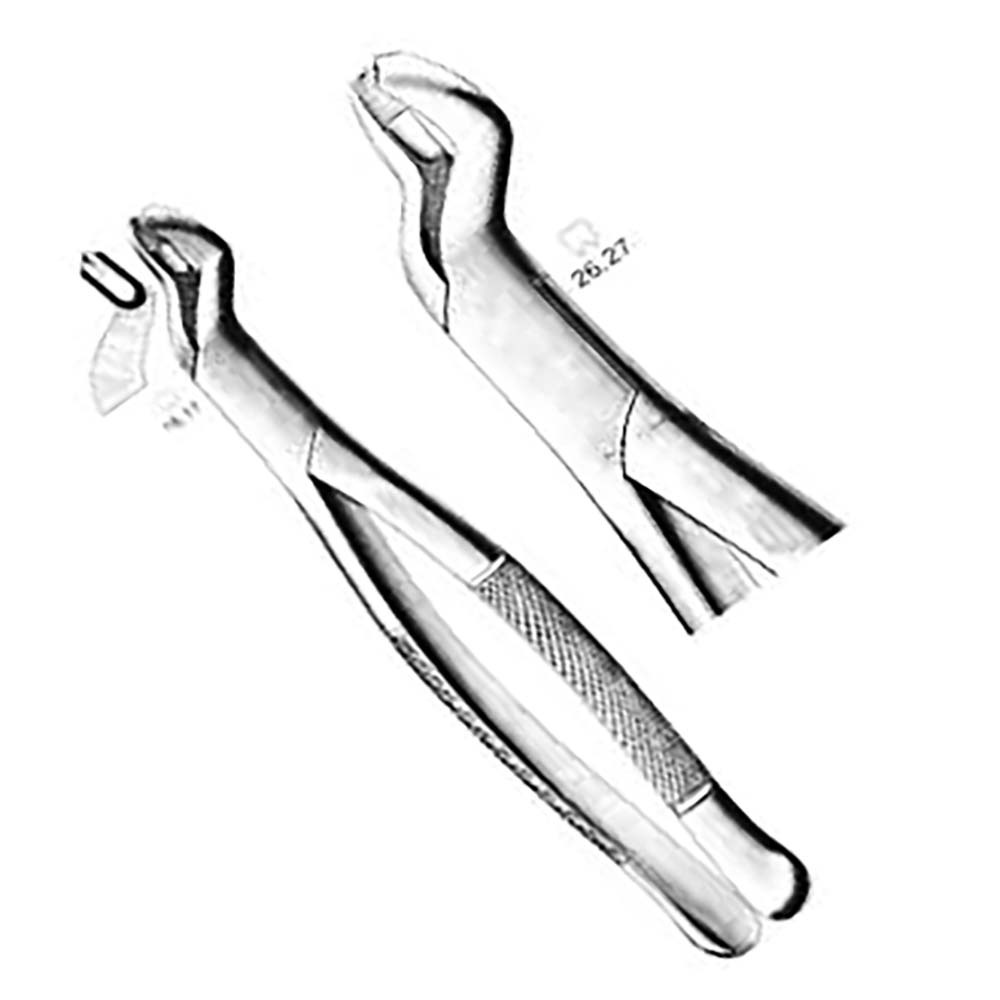 Professional Dental Extraction Instrument made of stainless steel – premium tooth removal forceps and surgical tool for dentists from Sialkot, Pakistan