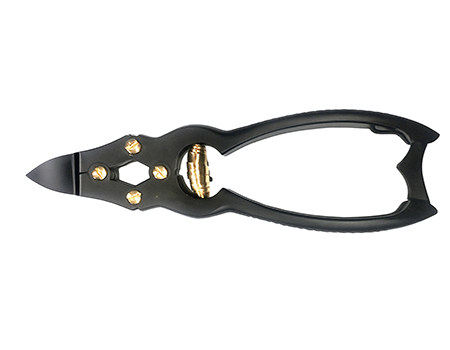 A cantilever nail cutter with a sleek ergonomic design, featuring a curved cutting edge and lever-action mechanism for effortless trimming. Ideal for precise and comfortable nail care