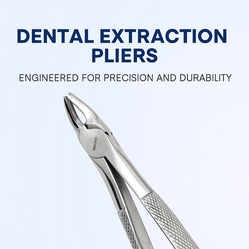 Professional stainless steel tooth removal instruments for dental surgery