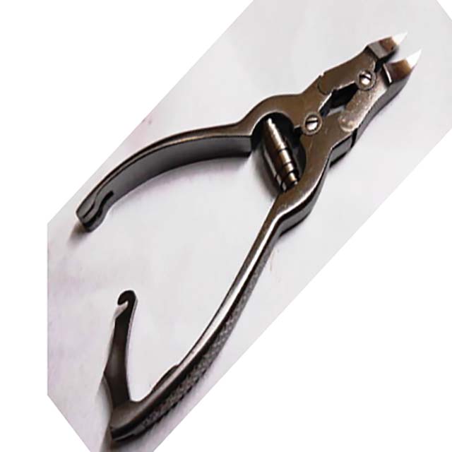 Stainless steel Podiatry Nail Clipper Cutter – Fungal Nail Nipper for precise trimming of thick or fungal-infected toenails