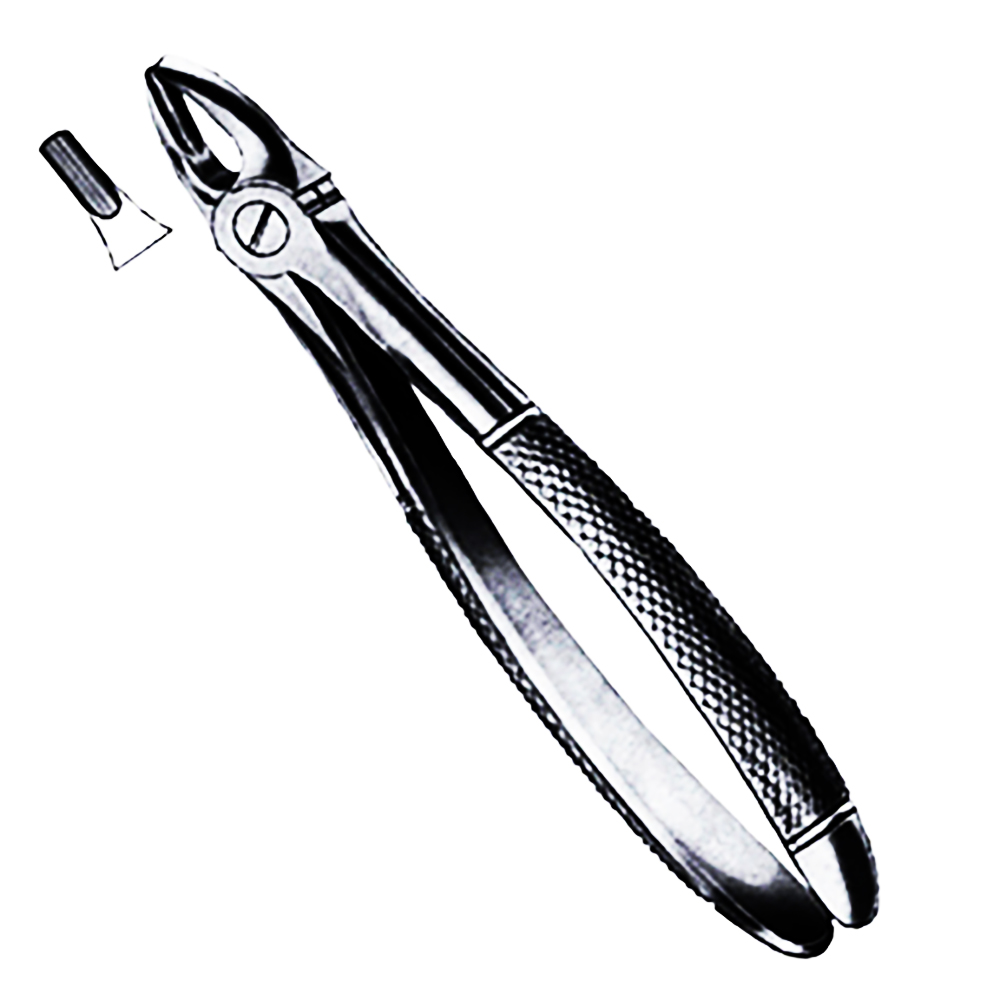 Professional dental extraction instruments and tooth extraction forceps made from stainless steel