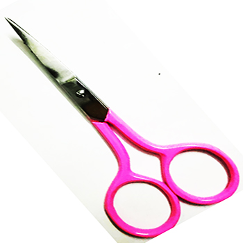 Professional cuticle nail scissors made of stainless steel with precision pointed tips