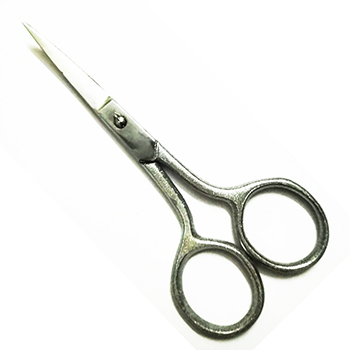 Ultra-fine cuticle trimming scissors for detailed manicure and nail grooming