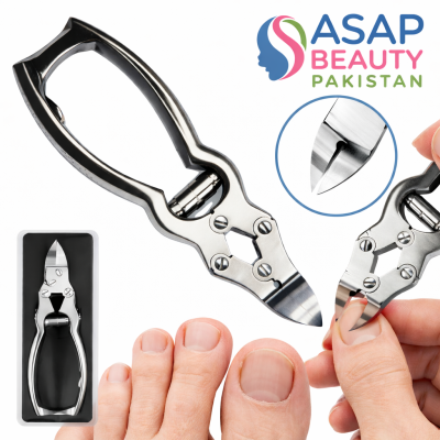 Ingrown Toenail Clippers & Cutter 6.5″ (16 cm) – Heavy Duty Nail Trimmer for Thick & Curved Nails