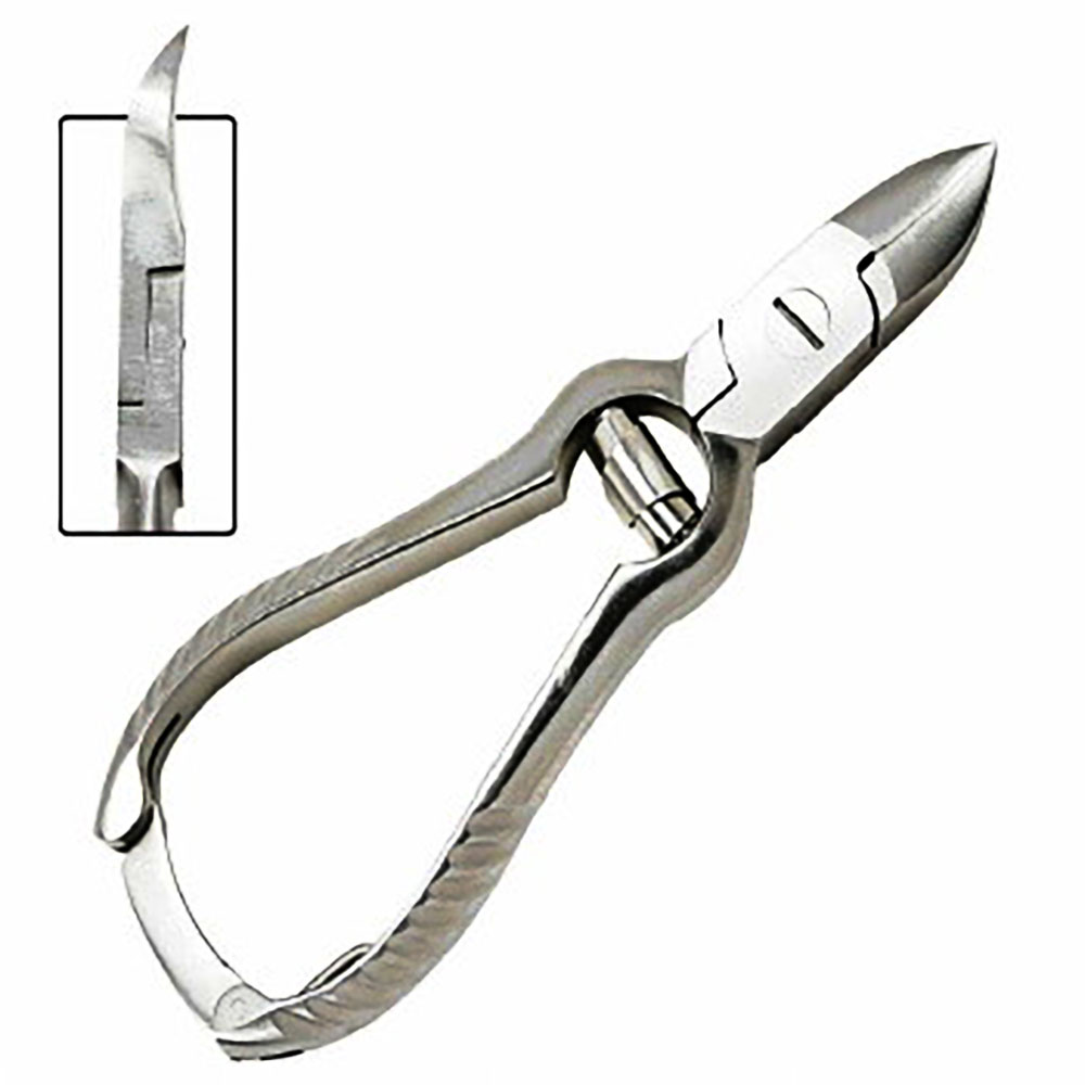 Professional podiatry nail clipper made from stainless steel for thick and ingrown toenails