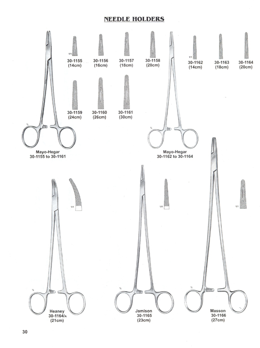Needle Holder surgical instrument stainless steel for precise suturing