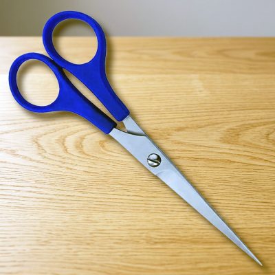 Economic Plastic Handle Scissors Lightweight Utility Cutting Scissors for Home, Office & General Use