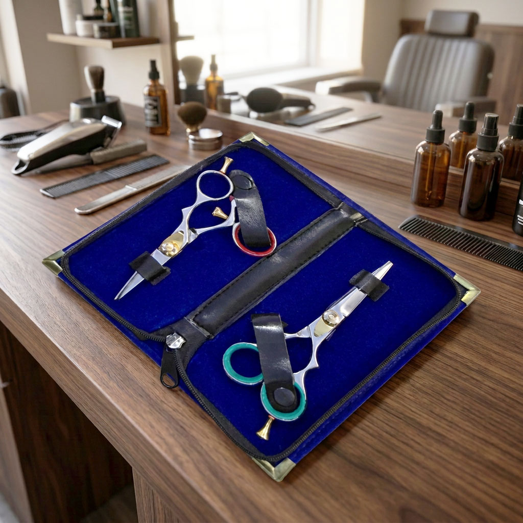Professional 360° swivel hair cutting scissors for barber salon