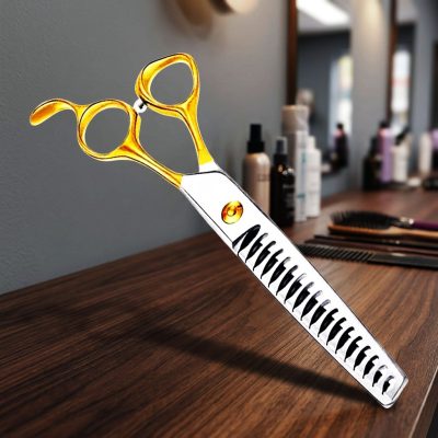 Professional Dog Grooming Thinning Scissors Pet Hair Texturizing Shears for Dog & Cat Groomers